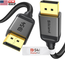 54Gbps Displayport Cable 2.1 [VESA Certified], DP 2.1 Cable [16K@30Hz, 8K@120Hz, picture