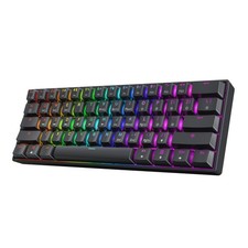 GK61 60% v3 Hotswap Mechanical Gaming Keyboard 61 Keys RGB Cherry Mx Silver picture