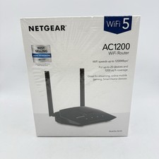 NETGEAR AC1200 Wireless Dual Band WiFi Router Model R6120 Nighthawk App SEALED picture