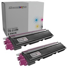2PK TN210M for Brother TN-210 MAGENTA Laser Toner Cartridge DCP-9010CN HL-3040CN picture