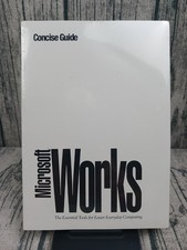 Microsoft Works For Windows Concise Guide Quick Reference - Brand New / Sealed picture