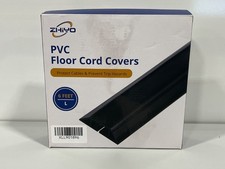 NEW ZHiYO PVC Floor Cord Cover 4 Feet Long Brown 48 In NEW picture