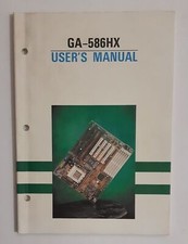 Gigabyte GA-586HX Socket 7 Pentium Motherboard User's Manual / Manual picture