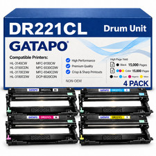 DR221CL 4PK Compatible Drum Unit Set for HL-3140CW MFC-9130CW MFC-9330CDW picture