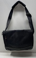 Targus Black Ballistic Nylon Messenger Laptop Bag Padded Shoulder Strap picture