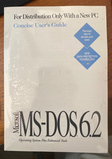 Microsoft MS-DOS 6.2  New in original unopened wrapping picture