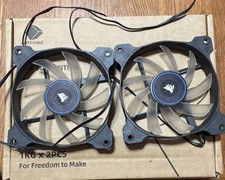 Corsair fans set of 2 rgb blue picture