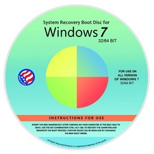 Ralix Windows 7 Reinstall DVD 32/64 Bit Repair Disc picture