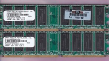 512MB 2x256MB DDR-266 SMART MODULAR SM5643285D8N6CHIBH HP 175924-001 PC2100 KIT picture