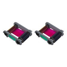 2 Pack - Evolis Primacy 2 R5F208A100 Color Ribbon - YMCKO - 300 Prints,, picture