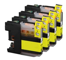 4P XL YELLOW Printer Ink fits LC203 LC201 MFC-J460DW MFC-J5720DW MFC-J4320DW picture