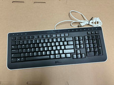 LOT 10 Dell SK-8165 Sleek Slim USB Wired XPS Desktop DT Black White Trim U986M picture