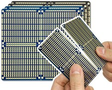 ElectroCookie PCB Prototype Board, Snappable Strip Board with Power Rails for... picture