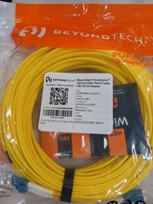 BEYONDTECH LC to LC fiber patch cable, Single mode duplex, 20M OS1 picture