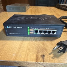 BV POE-SW501 5-Port Unmanaged Fast Ethernet PoE+ Switch, 4 PoE+ Uplink picture