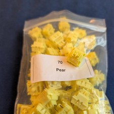 Outemu Pear Mechanical Keyboard Switches Light Tactile 70 Count picture