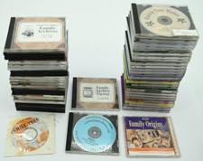 Huge Lot of Broderbund Family Tree Maker Family Archives for Genealogy Research picture