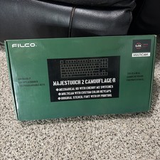 FILCO Majestouch 2 TKL Tenkeyless Mechanical Keyboard Cherry MX Switches Camo R picture