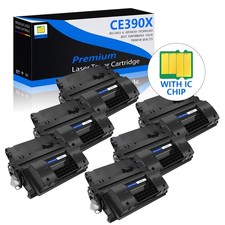 6 PACK - CE390X 90X Toner for HP LaserJet Enterprise 600 M603n M602dn / M4555h picture