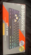 SteelSeries Apex 9 Mini Swappable Optical Wired RGB Keyboard QWERTY Black picture