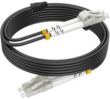 400Ft/120M OM3 LC to LC Fiber Patch Cable Armored, Outdoor Fiber Optic Cables Mu picture