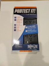 Tripp Lite TLP128TTUSB Surge Protector 12 Outlets 2 USB 4320J 8ft Cable picture