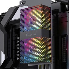 Dual 5020 Fan ARGB RAM Cooler 3600RPM for DDR4 / DDR5 Memory Modules picture