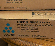 Ricoh Genuine Cyan/Magenta Toner for IM C4500/C6000 842281/842282 picture