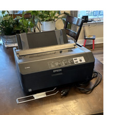 Epson LQ-590II Dot Matrix Black & White Printer USB/Parallel w/ Power Cord picture