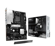 ASRock B550 Rock WiFi AMD Ryzen AM4 Compatible B550 DDR4 ATX Motherboard picture