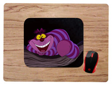 DREAMY CHESHIRE CAT ALICE WONDERLAND CUSTOM MOUSE PAD DESK MAT VIRTUAL SCHOOL  picture