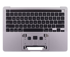 GENUINE Grade B / MacBook Pro 13 2020 A2251 Top Case / Palmrest + Battery / Gray picture