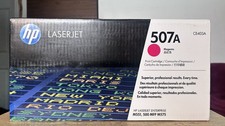 Genuine HP 507A CE403A Magenta Toner Open Box Unused LaserJet M551 M575 picture