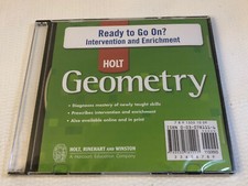 Holt Rinehart Geometry Interactive Answers and Solutions CDROM NEW XP Vista 7 picture