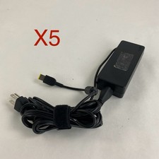 Lenovo ADLX90NLC2A 90W Square Tip AC Adapter Mixed Lot w/ PA-1900-74 Lot of 5 picture