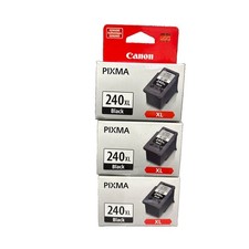 3 Pack Canon Pixma 240XL Black Ink Cartridge for MG3620 3520 TS5120 240 SEALED picture
