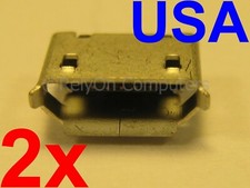 2x USB Charging Port Micro for Vivitar® Bluetooth Wireless Speakers Many Models. picture
