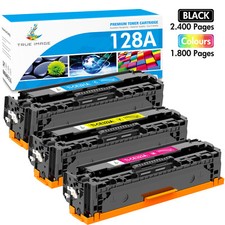 3PK Color CE320A Toner Compatible With HP 128A LaserJet Pro CM1415FNW CP1525NW picture