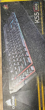 Corsair K55 RGB Wired USB Gaming Keyboard Illuminated QWERTY English Black picture