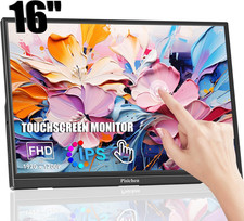 Pisichen  Portable Monitor Touchscreen 16 Inch FHD 1920x1200P Touch Screen HDMI picture