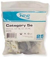 ICC CAT5JKPKWH Modular Connector 10 PACK picture
