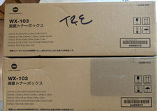 ✨ Konica Minolta WX-103 Lot of 2 Waste Toner Box for bizhub 368 C658 C364 C454 ✨ picture
