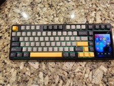 Aula L99 Wireless Mechanical Gaming Creamy Keyboard with Smart Touch Gray/Yellow picture