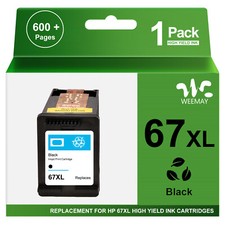 1BK 67XL Ink Cartridges for HP 67 Ink XL Deskjet 2855e 2755e 2700e 4520 printer picture