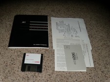 Jet Atari ST Game with manual and pictured insert on  picture