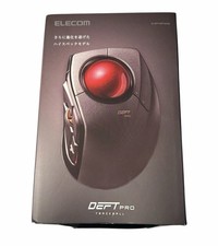 Elecom Deft Pro Trackball Mouse Bluetooth Black Red - New / Open Box picture