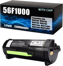 Compatible w/ Lexmark 56F1U00 Black Toner Cartridge for MS521dn MX622adhe 25,000 picture