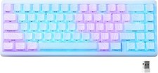 HITIME x XVX M67 Wireless 60% Percent Keyboard, QMK/VIA Topographic White  picture