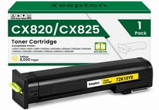 Xeepton CX820 CX825 Yellow Toner Cartridge 72K10Y0 72K00YG picture