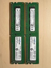 Crucial 4GB DDR4 2133MHz RAM Memory Module x2 Pack Tested picture